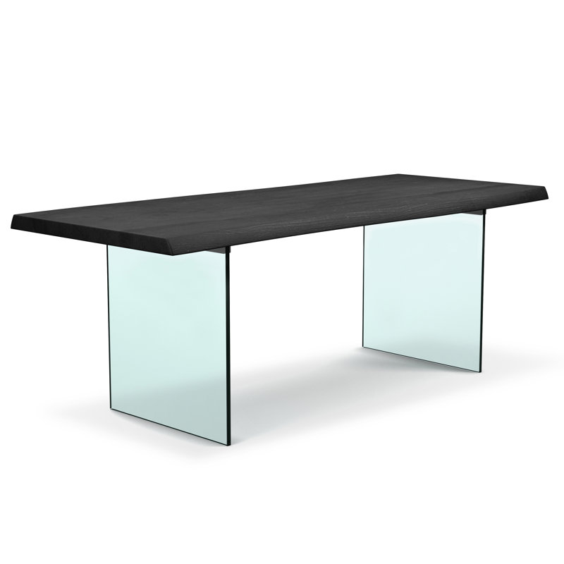 Table de salle à manger Colin, Ébène, H 29,75 po x L 116 po x l 40 po