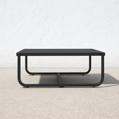 Ebers 35'' Aluminum Outdoor Coffee Table