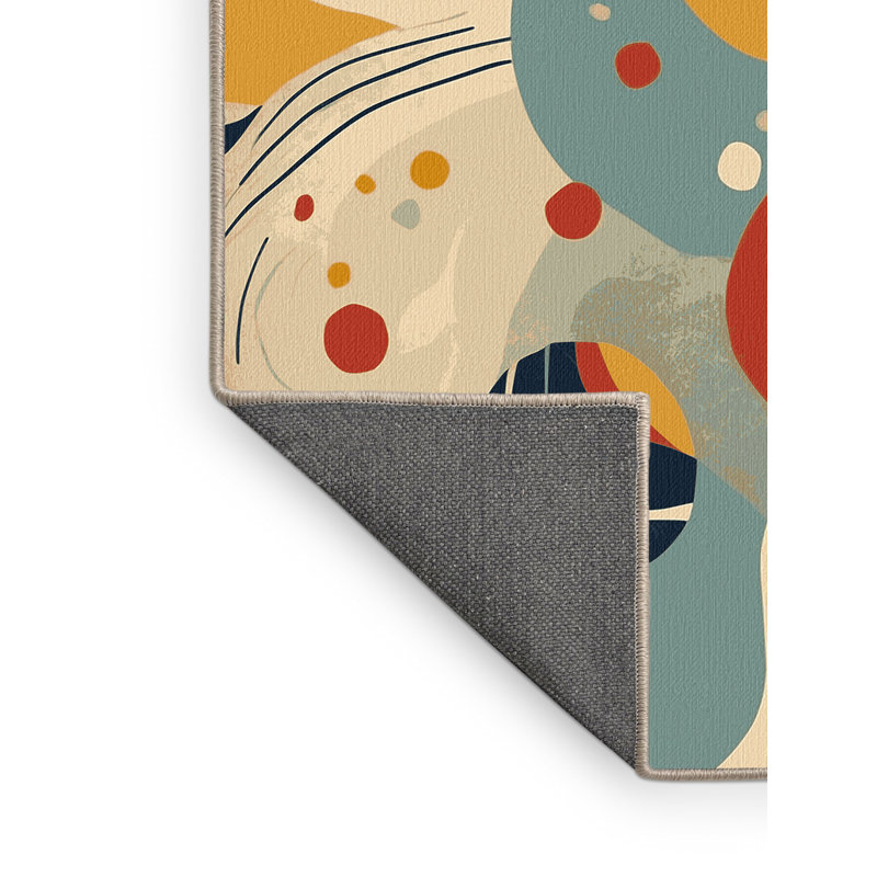 Spirited Line Rug, Round 8'
