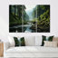 Ensemble de salon Mystic Wilderness Pine Forest In Canada V - Forest Wall Art