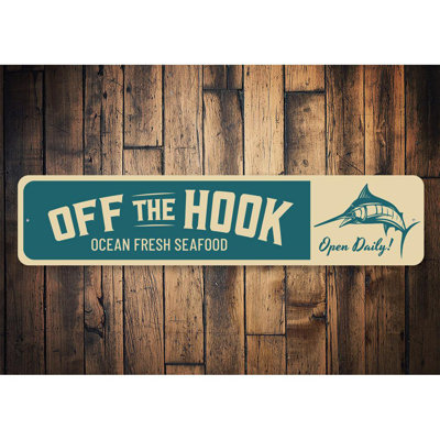 Panneau en aluminium «Off the Hook»