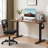 Ensemble de bureau: chaise de bureau en filet et bureau électrique
