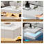 Charvez High-Gloss Coffee Table with 16 Colors LED Lights-714212943-688356388