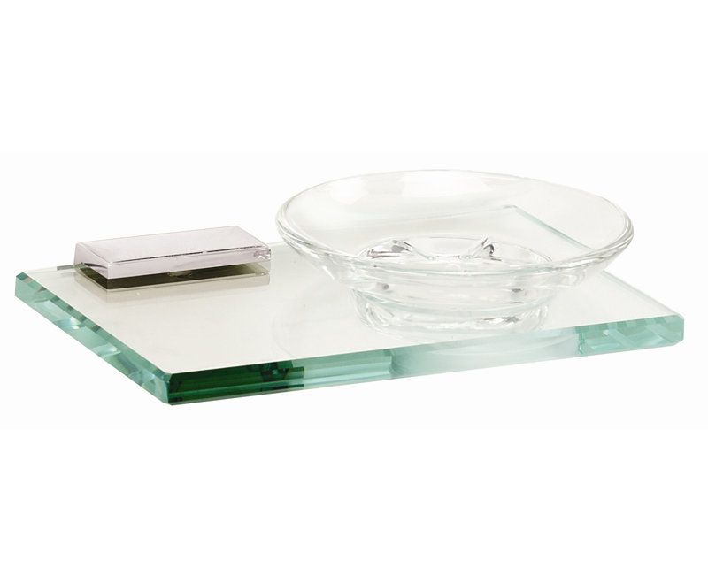 Stimson Soap Dish, Polished Chrome