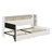 Contemporary Upholstered Daybed with Storage Footstool, Shelving, Two Drawers, USB Ports and LED Lighting-495885539