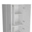 Armoire en mélamine avec 2 portes, 4 tablettes et 2 barres à vêtements-1437122613