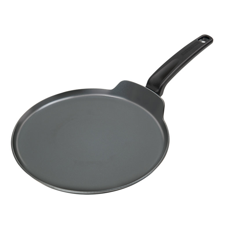 MasterPan Inc. 0,9 po Poêle à frire antiadhésive en aluminium, Noir