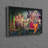 Radha Krishna Painting With Traditional Indian Art Style Captured on Canvas Featuring Lord Krishna and Radha in Canvas Art Print-1702951200-1702951207
