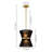 Claretta 2-Light Metal Single Pendant with Cotton Shade-2107560763