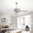 20.47 " Ceiling Fan with Light Kit