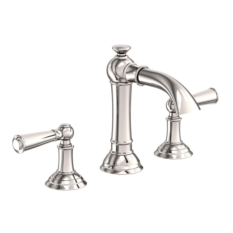 Aylesbury Widespread Bathroom Faucet with Drain Assembly, Polished Nickel