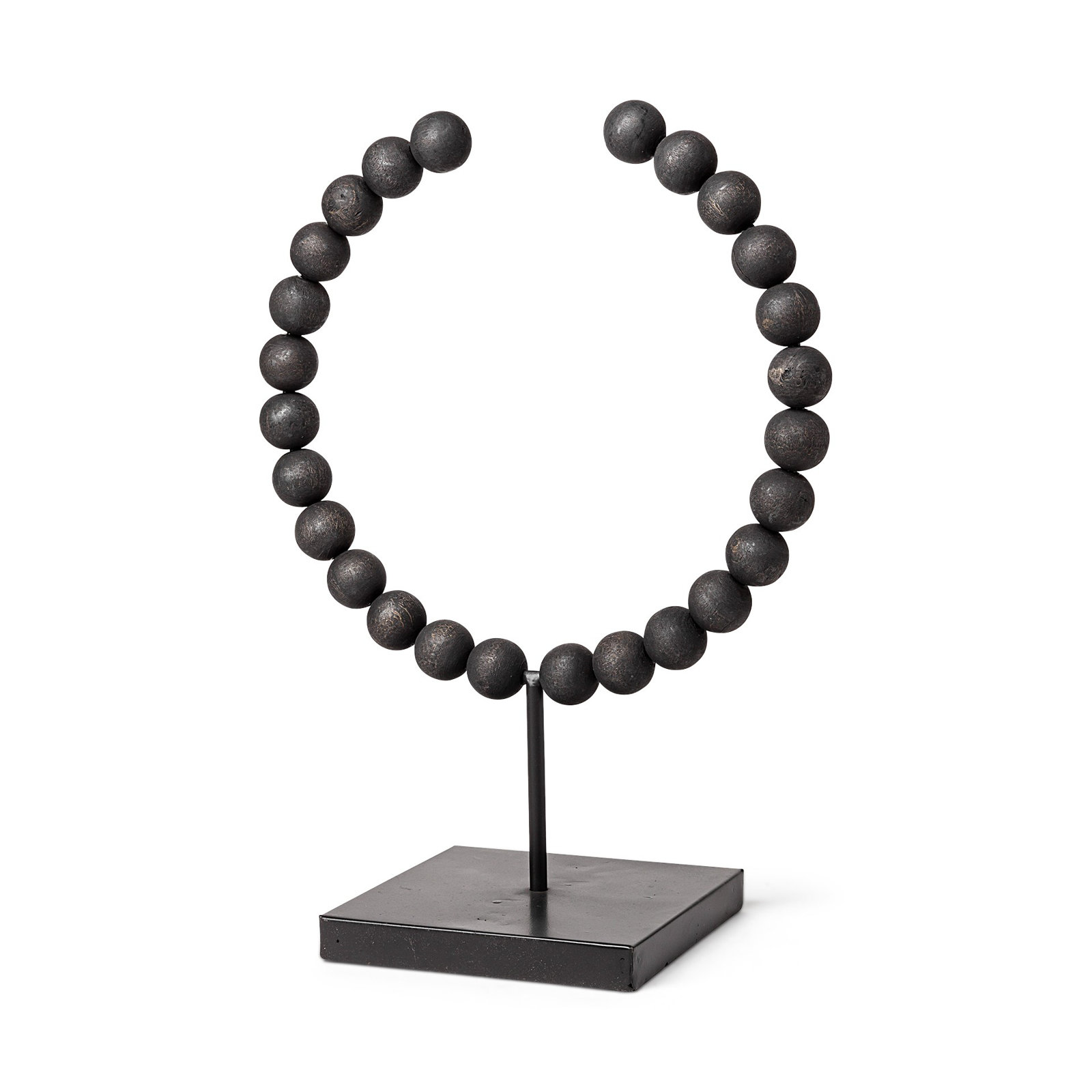Shira Sculpture, Black, 16" H x 6" W x 11" D