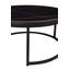 Ensemble de tables basses modernes en noir et blanc.