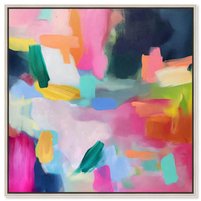 «Peachy Reverie», reproduction d'art moderne sur toile par Art Remedy