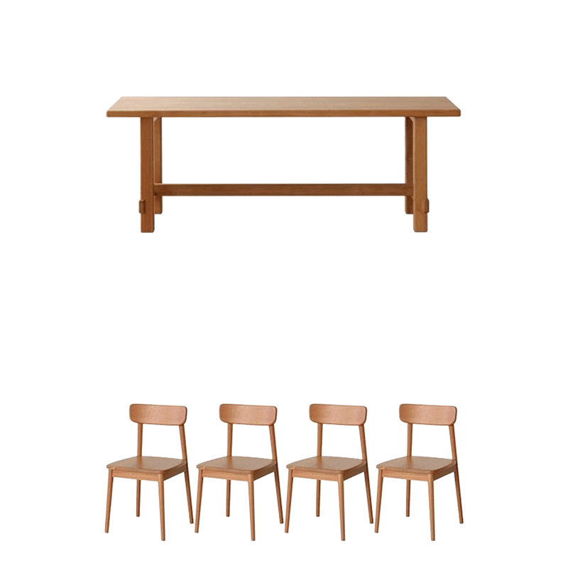 Ensemble de salle à manger rectangulaire, H 29,53 po x L 55,12 po x l 31,5 po