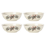 Winter Greetings Place Setting Bowls, Set Of 4