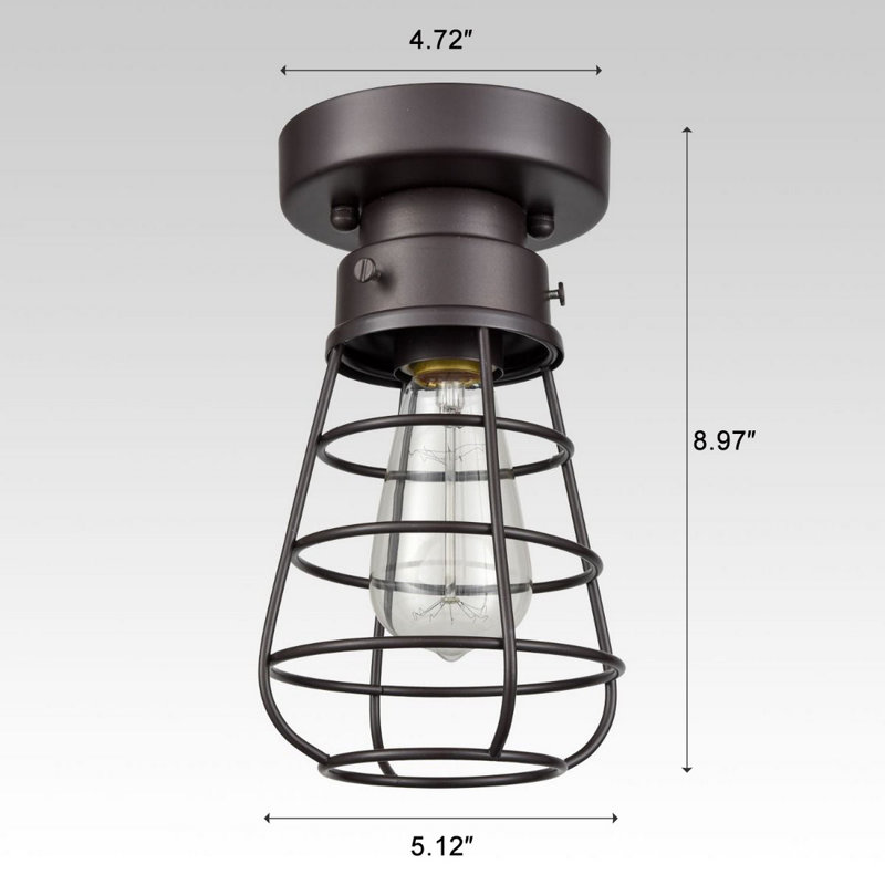 Richard Flush Mount, Oil Rubbed Bronze