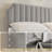 Bed Frame with 50.2" Headboard, Upholstered Platform Bed Frame with Vertical Channel Tufted Velvet Fabric, Extra Large Tufted headboard, Nailhead Trim, No Box Spring Needed-1005828304-1005828308