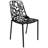 Rabia Outdoor Aluminum Dining Chairs, Modern Floral Cutout Accent Chair for Patio, Garden, and Balcony, Stackable Metal Dining Room Furniture, Rust & UV Resistant, Fully Assembled-1693301412-1668339569