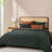 Ruched Crystal Velvet Comforter Set - Luxury Plush Bedding with 2 Shams-105833283-109125479