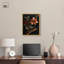 Hearth Flora Canvas Dark Elegant Florals par Art Remedy-114221239-114221241