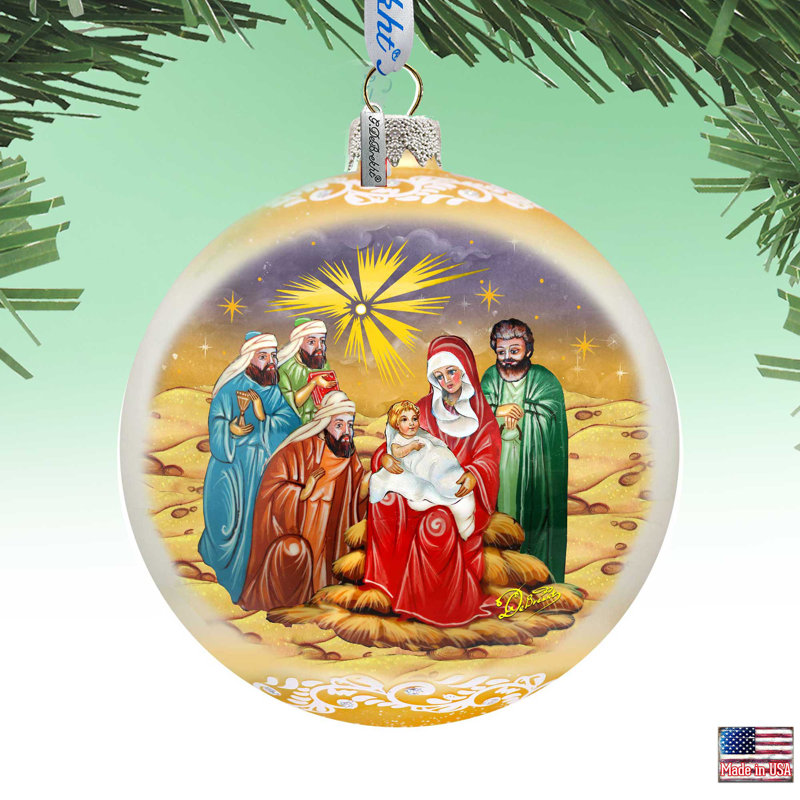 5.5'' Glass Ball Ornament