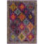 Isabea Geometric Jute Purple/Pink/Yellow Area Rug-20790445