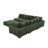 Large Seating Corduroy Modular Sleeper Sectional, Customizable And Comfortable For Modern Living Spaces