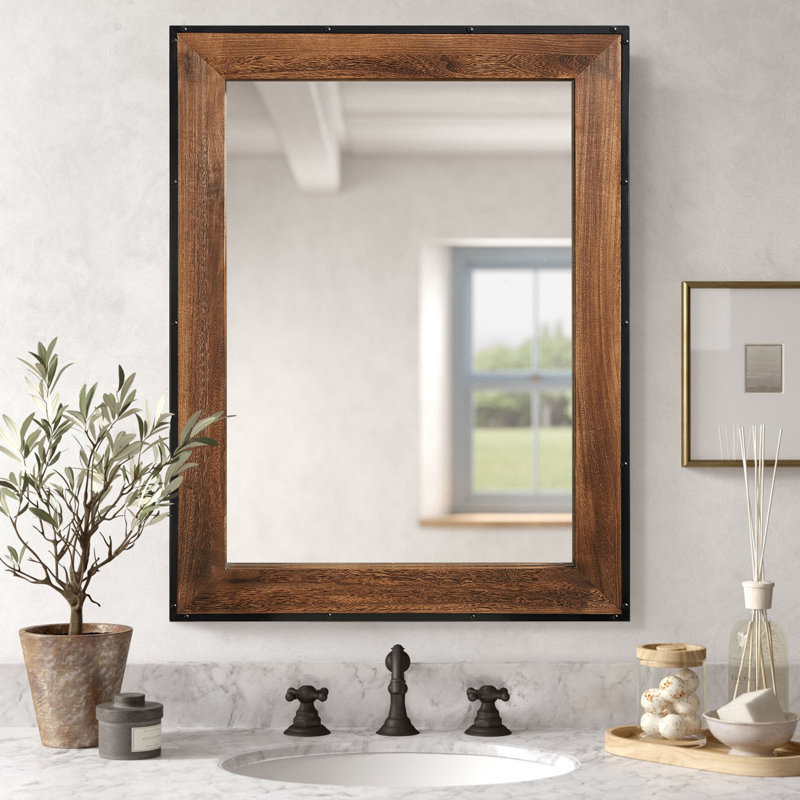Miroir de salle de bain Callah, 40 po x 26 po