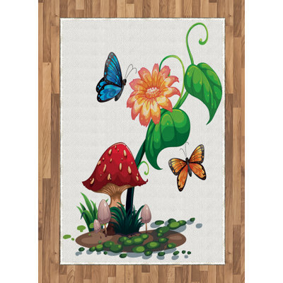 Boylston Floral Area Rug