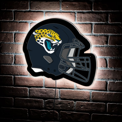 NFL LED Helmet Shaped Lighted Wall Sign