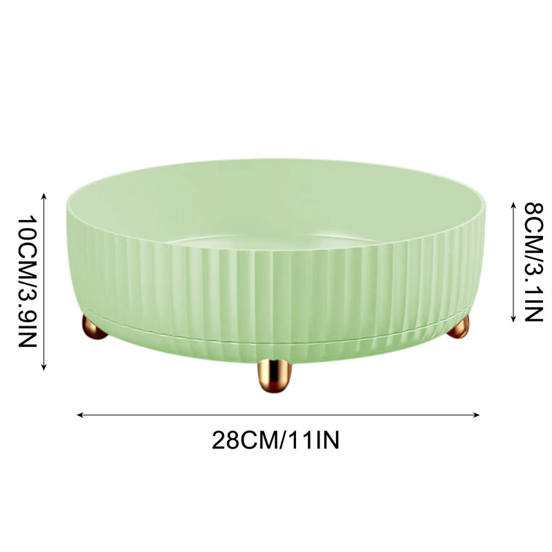 Plateau tournant rotatif de rangement de cosmétiques pour bouteilles d'eau, B