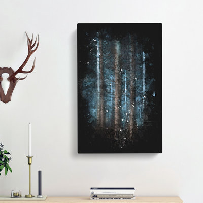 Evening Forest - Wrapped Canvas