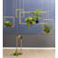 Golden Iron Hanging Stand With Chains-1127823035
