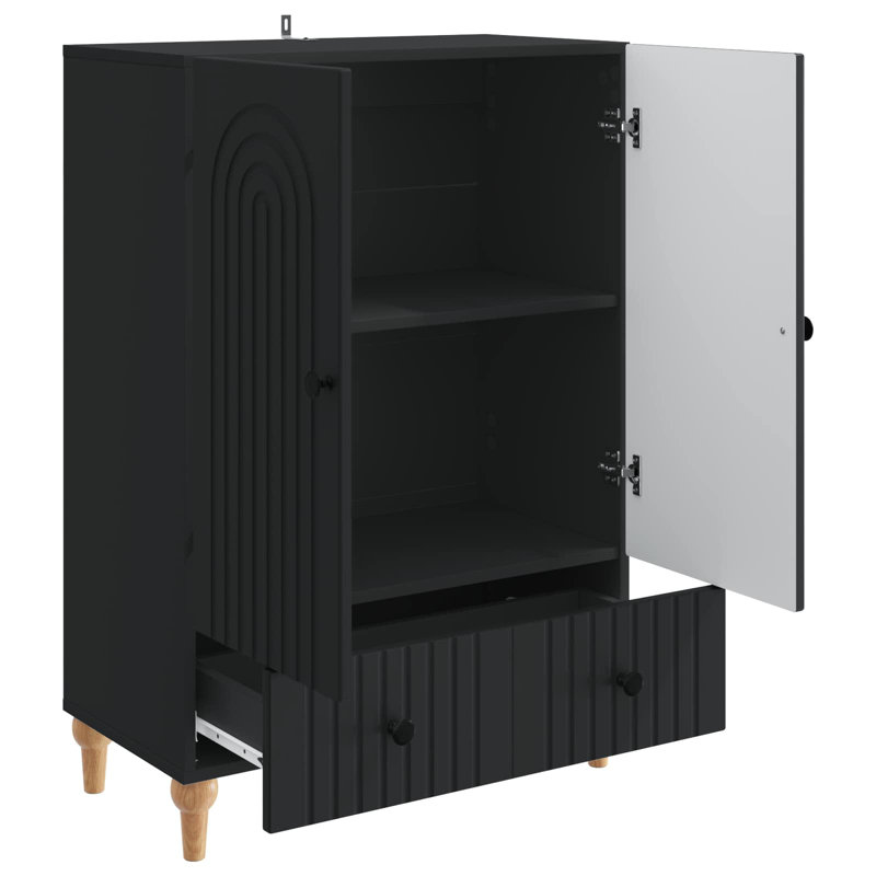 66cm Sideboard, Black