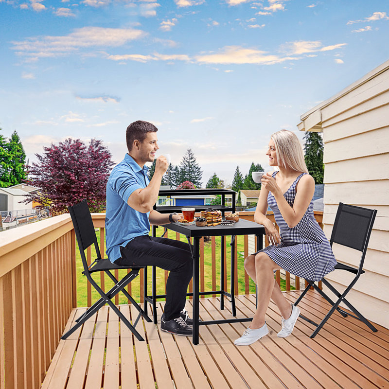 3PCS Patio Bistro Set
