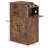 Lockable Barber Tool Cabinet Beauty Salon Storage with Holders for Hair Stylist-100720790