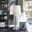 Lampe de table en acier Jahrod