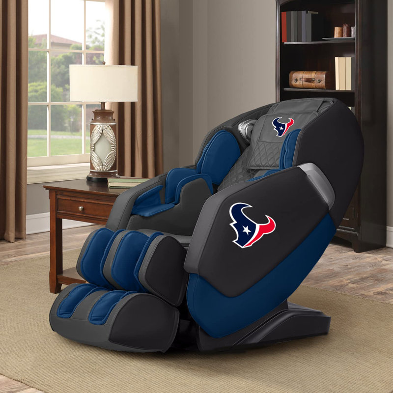 Fauteuil de massage chauffant en similicuir à largeur réglable
