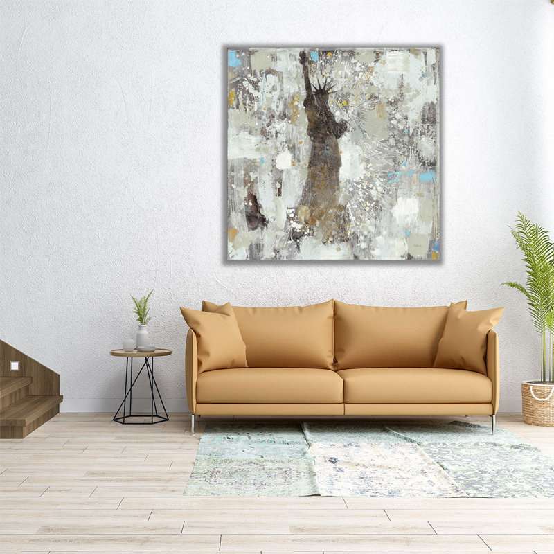 Statue of Liberty - reproduction d'art sur toile, H 12 po x l 12 po