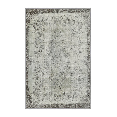 Tapis contemporain gris