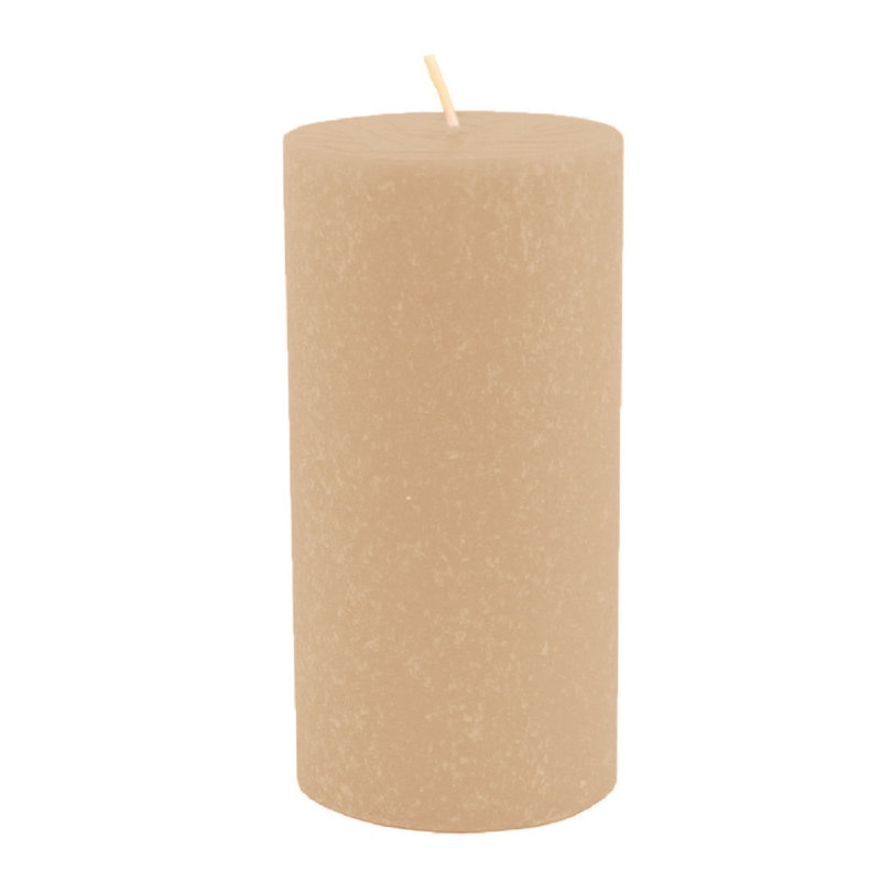 Timberline Unscented Pillar Candle, 6" H x 3" W x 3" D, Blossom