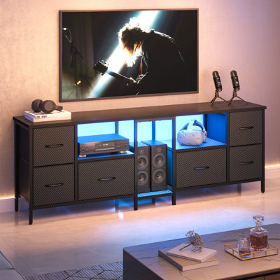 160cm Multifunctional Tv Cabinet With Multiple Drawers