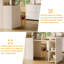 Bureau d'ordinateur pliable et roulant de 50 pouces, poste de travail extensible avec tiroir,