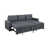 Dark Gray Polyester Blend selected