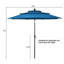 Parasol de marché Gomer-276267955