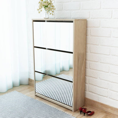 4 Pair Flip Down Shoe Storage