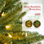 Sapin de Noël vert extra plein avec lumières DEL-828971856