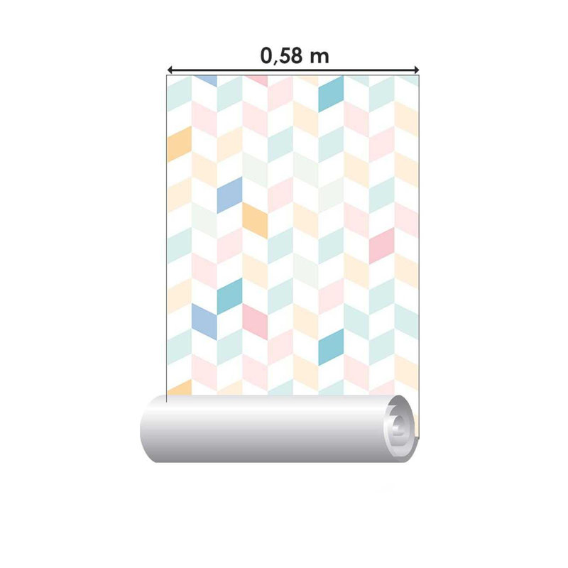 Rouleau de papier peint adhésif doux L 126 po x l 24 po Ahnaish