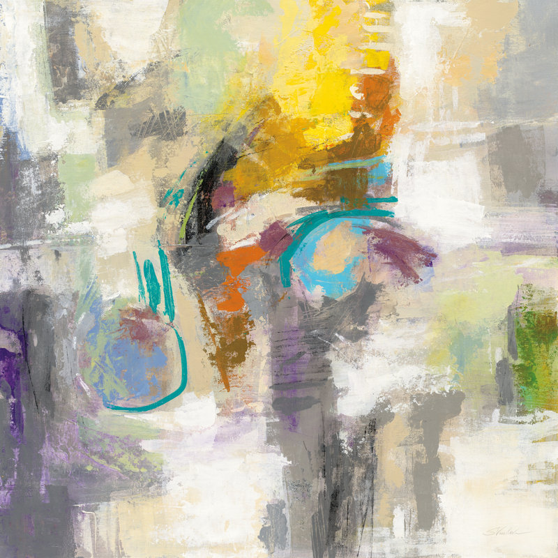 Chalk On Asphalt - Wrapped Canvas Painting, 122cm H x 122cm W x 3.8cm D